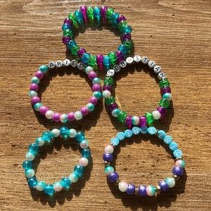 The Little Mermaid Beaded Friendship Bracelets